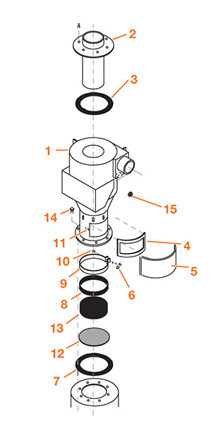 BB2 & BB4-3K Reclaimer Components (600 CFM)