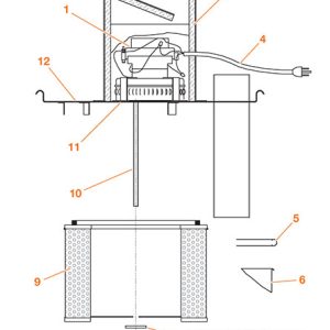 Econo-Finish DC-30 Dust Collector Components