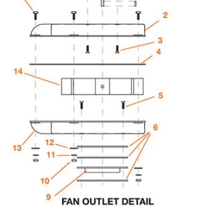 1 1/2 HP Blower Assembly