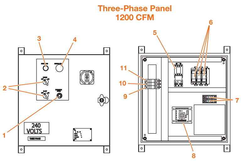 IL-885 Single-Phase Panel Parts
