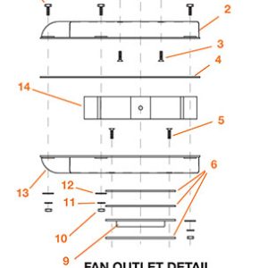 1 1/2 HP Blower Assembly