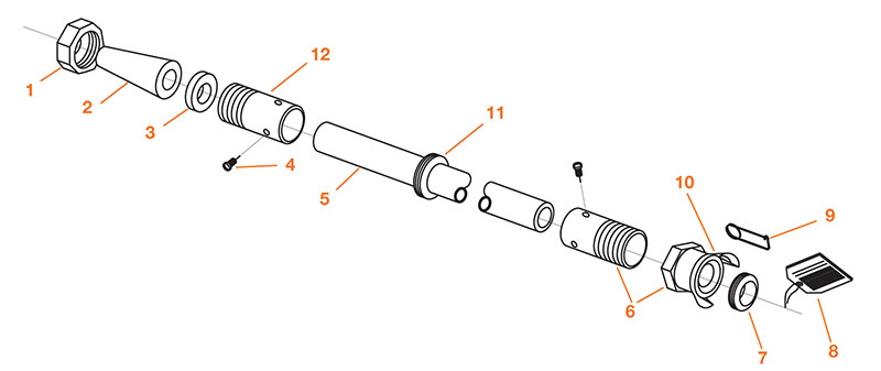 1/2" Blast Hose Assembly