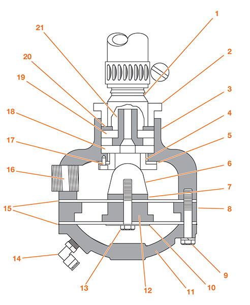 MG-78 Exhaust Valve (Assembly Number 290182)