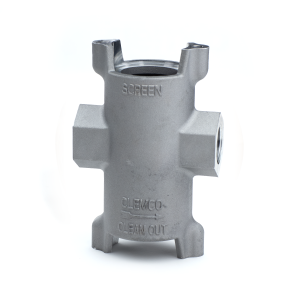 Valve body, abrasive trap
