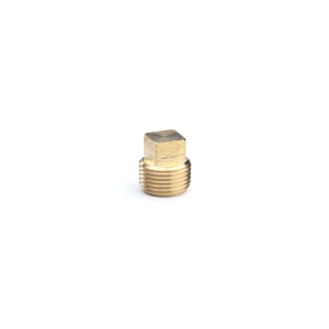 Plug, 3/8" pipe brass