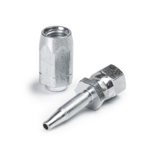 Hose end, 3/16" (2 parts make 1)