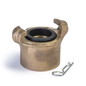Coupling, CF (brass), for 1-1/4" thread nipple